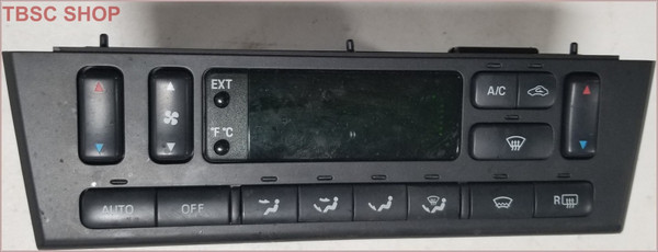 2000 2001 2002 LINCOLN LS Auto Climate Control Head Unit Black 2W4H18C612AA