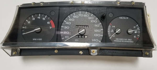 1993 1994 1995 1996 Lincoln Mark VIII Instrument Gauge Cluster 140 MPH 170K