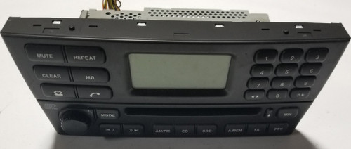 2002 to 2008 JAGUAR X-TYPE OEM CD AM FM RADIO PLAYER Black 1X43-18B876-AB X Type