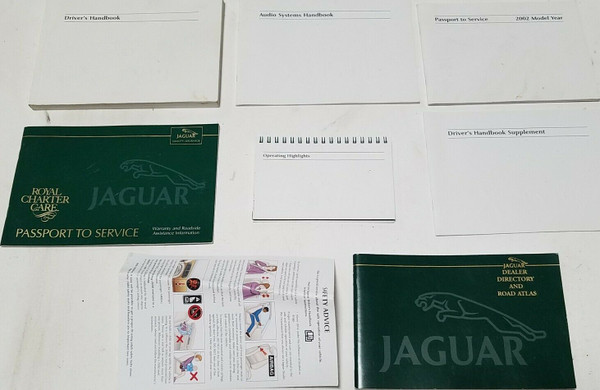 2002 Jaguar X-TYPE V6 2.5L 3.0L Owner Manuals Books Operator Handbooks Kit