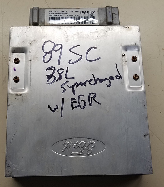 1989 Thunderbird SC EEC IV - A9U2 - E9SF-12A650-J2C - WWW.TBSCSHOP.COM