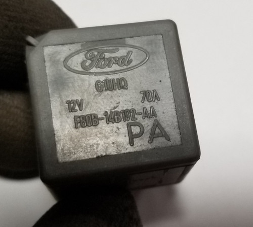 Ford Lincoln Mercury OEM F80B-14B192-AA P6STD Gray ISO Power Relay 12v 70amp
