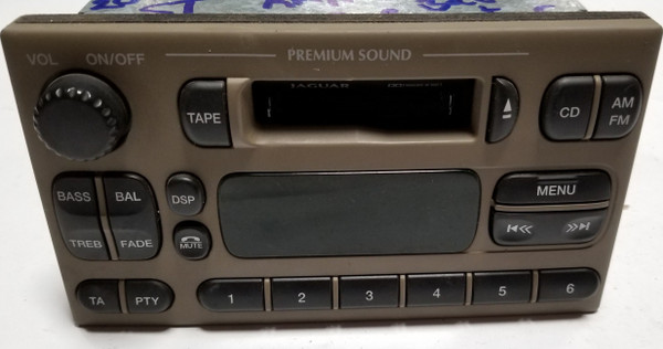 1999 - 2002 JAGUAR S-TYPE Premium Sound STEREO TAPE RADIO Player XR8F-18K876-CHAEK