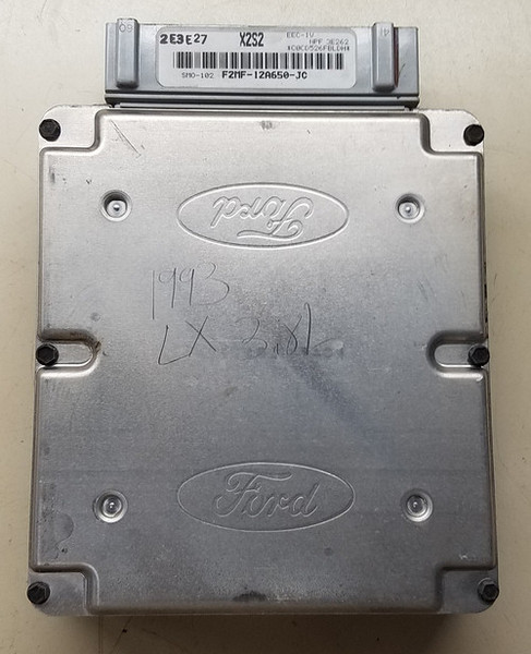 1992 1993 Thunderbird Cougar EEC-IV 3.8L LX X2S2 with EGR F2MF-12A650-JC