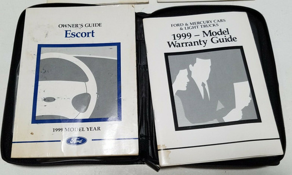 1999 FORD ESCORT OWNER'S GUIDE WITH CASE Ford OEM