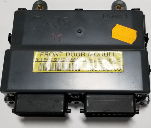 1998 99 00 01 02 2003 Jaguar XJR XJ8 VDP RIGHT FRONT DOOR MODULE LNC2120AE