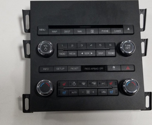 2010 Lincoln MKZ Radio Climate Control Panel Assembly 9H6T-18A802-FB