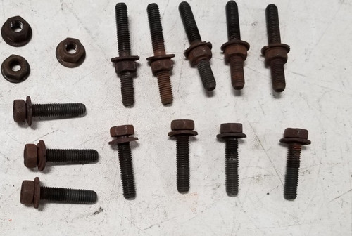 Exhaust Manifold Hardware Set  3.8L V6 1989-1993 Thunderbird LX Cougar LS