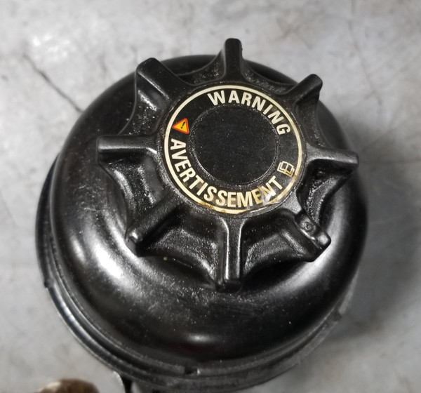 1997 to 2006 Jaguar XK8 XKR Power Steering Reservoir with Bracket OEM