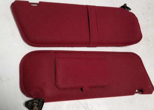 1989 to 2006 FORD RANGER Sun Visor Set Red Ford OEM