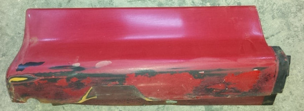 Side Skirt RH Lower Rear Quarter Panel Molding Red 1989-1997 Thunderbird SC