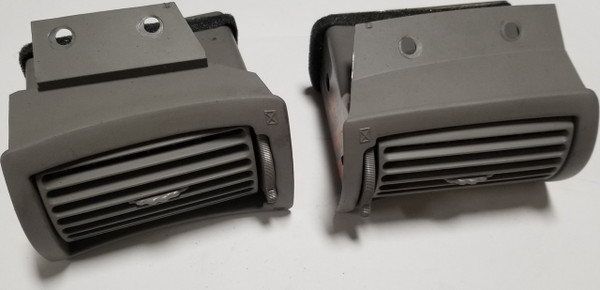 1994 to 2004 Ford Mustang Outer Interior Dash Vents Gray Set Trim 92