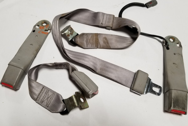 1995 1996 1997 Lincoln Continental Front Bench Seat Seat Belt Set Gray