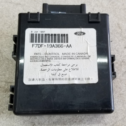 1997 Ford Mustang Anti Theft PATS Control Module F7DF19A366AA