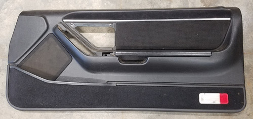 Door Panel Black RH Passenger Cloth Insert 1989 1990 Thunderbird