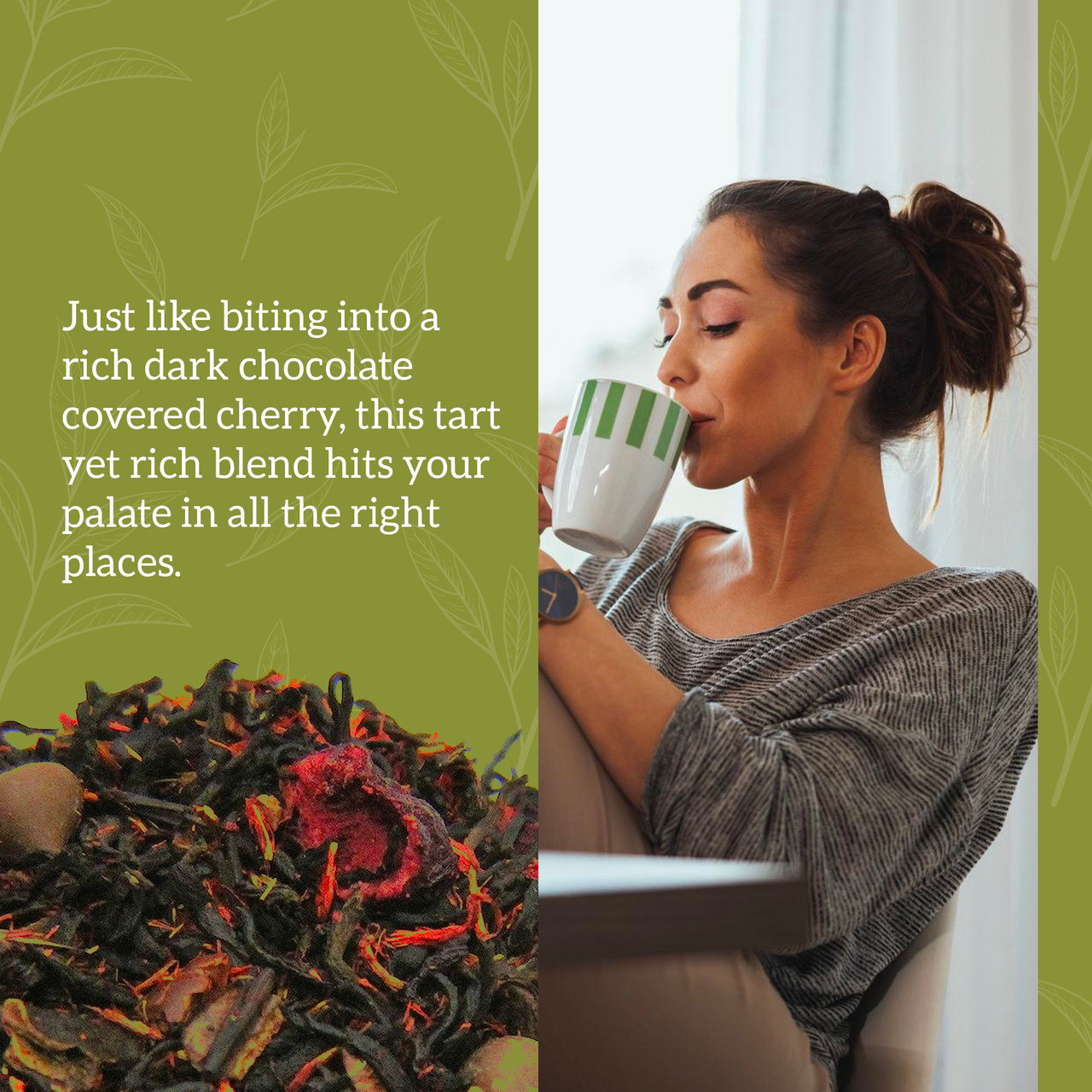 Dark Chocolate Cherry Tea - Nelson's Tea