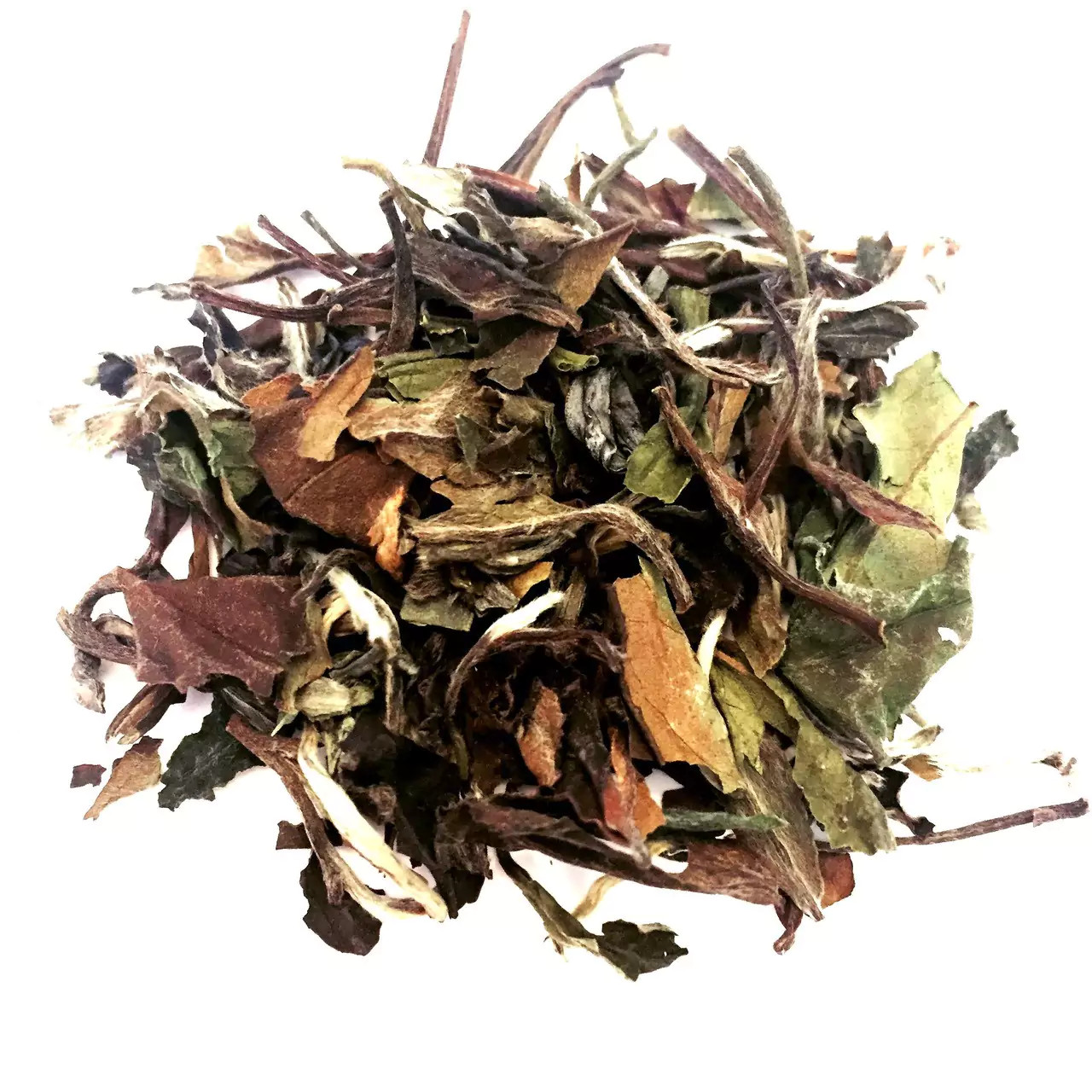 Green and White Loose Leaf Tea