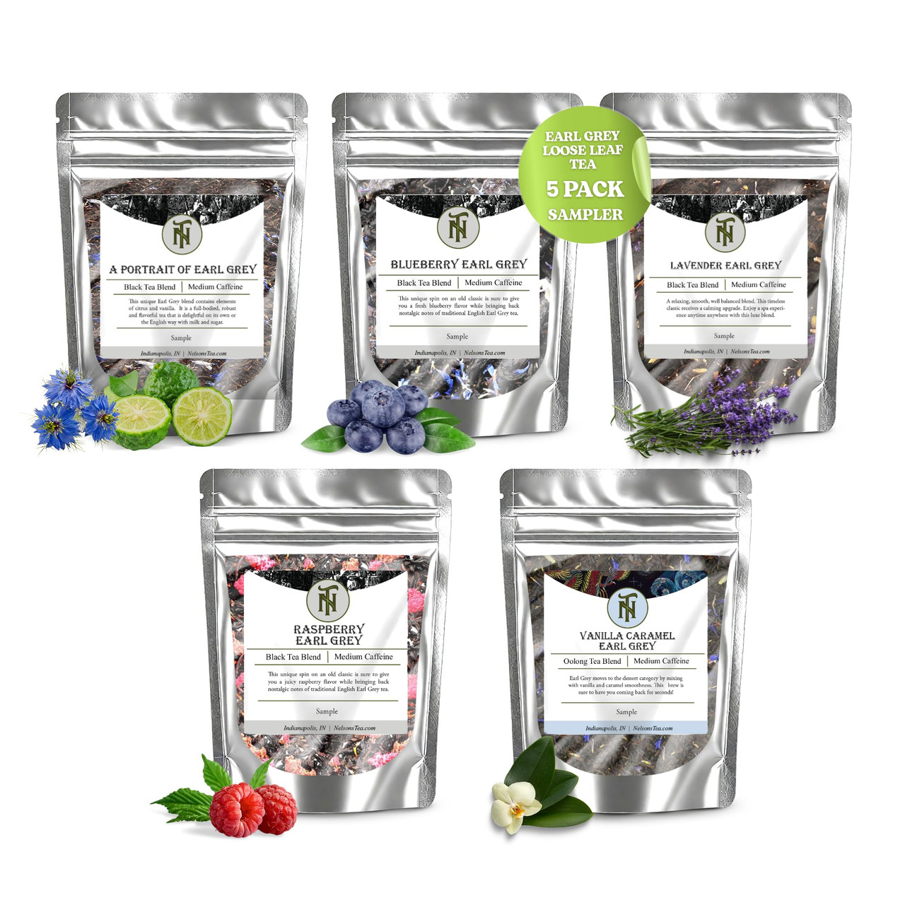 Earl Grey Tea Sampler Pack - Nelson's Tea