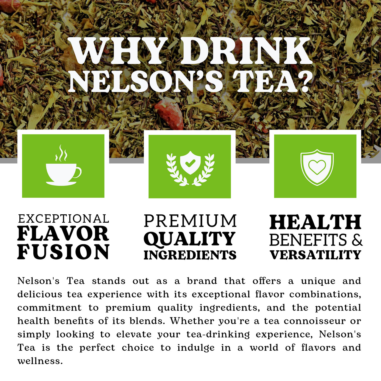 Strawberry Orange Peach - Nelson's Tea