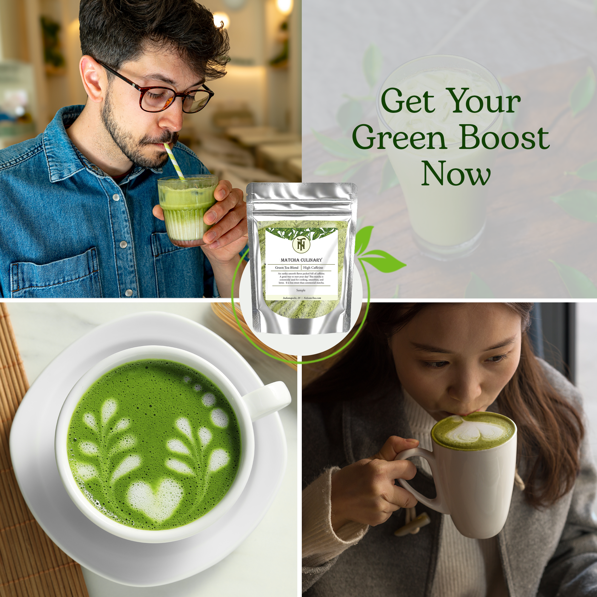 Matcha Culinary Organic Green Tea Powder - Nelson's Tea