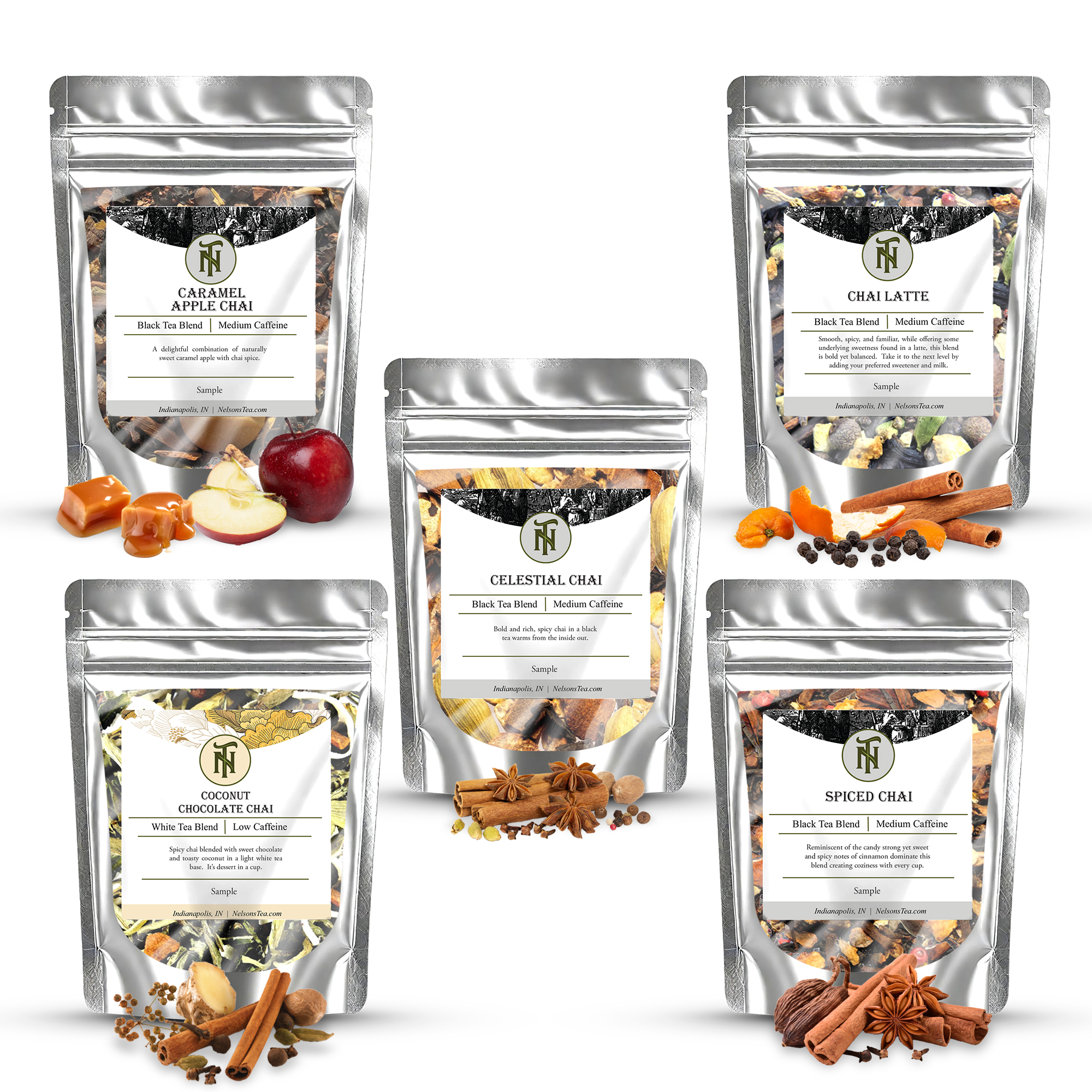 Spiced Tea Sampler Pack - Nelson's Tea