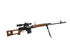 GoatGuns - 1/4 Scale Die Cast SVD Model  GOASVD-BLACK