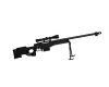 GoatGuns - 1/4 Scale Die Cast Sniper Rifle Model, Black  GOASR-BLACK