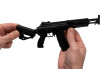 GoatGuns - 1/3 Scale Die Cast AK12 Model, Black  GOAAK12-BLACK