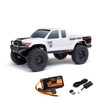 Axial 1/24 SCX24 Base Camp 4WD Rock Crawler Brushed RTR with Battery & Charger, White AXI-1219T1