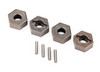 Traxxas Extreme Heavy-Duty 12 mm Steel Wheel Hubs (4) 9069