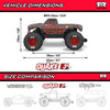 ARRMA 1/10 QUAKE 223S 2WD RTR Brushless Monster Truck, Green ARA3537T2 ARRMA 1/10 QUAKE 223S 2WD RTR Brushless Monster Truck, Green ARA3537T2