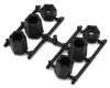  UpGrade RC Low-Pro BELTED Street Radials 2.8" Pre-Mounted On-Road Tires w/5-Star Wheels (2) (17mm/14mm/12mm Hex)  UPG-10005