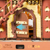 Robotime - Cuckoo Clock, Stained Wood, Mechanical 3D Wooden Puzzle ROELC901C