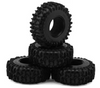 Injora 1.3" Cling On Micro Rock Crawler Tires Combo (4) (70mm OD) (S5) w/Soft Silicone Rubber Inserts YQT-1320-1370GN