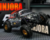 Injora BUG18 Crawler Body Set for Traxxas® TRX-4M™ (Clear) (155mm Wheelbase) w/(INJ4M-111) Aluminum Universal LCG Chassis