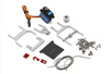 Injora Axial SCX24 1/24 Tow Truck Crane Kit & INJS2065-360 Winch Servo (Silver) INJS2065-360-194SR