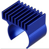 Hot Racing Blue 9 Fin 030 Motor Heat Sink, SCX 24 30 HRASXTY030H06