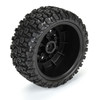 Aztek SC 2.2"/3.0" M2 (Medium) Tires Mounted on Raid Black 6x30 Removable Hex (12mm & 14mm) SC Wheels for Slash® 2wd, Slash® 4x4, ProTrac™ & Senton™ 4x4 Front or Rear
