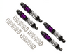 Treal TRX4-M SHOCKS 59MM OIL-DAMPER LONG TRAVEL 1/18 TRX4-MT PURPLE X004CQY2IF