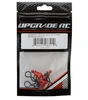 UpGrade RC 1/8 Body Clips with Aluminum Pull Handles (Red) (4)  UPG-13004