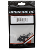 UpGrade RC 1/10 Body Clips w/Aluminum Pull Handles (Black) (4)  UPG-13001