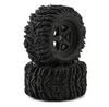 UPG-10000 DIRT CLAW 2.8" PRE-MOUNTED ALL-TERRAIN TIRES W/5-STAR WHEELS (2)