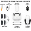 SKYROVER - S1 Mini 4K Drone with Camera - White