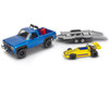 Revell 1/25 ’78 Chevy® Off-Road 4x4 Plastic Model Kit W/Malibu Grand Prix Virage & Trailer Plastic Model Kit RMX14581