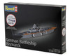 Revell 1/1200 German Battleship Bismarck Plastic Model Kit w/Paint, Brush & Cement RMX75802
