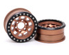 Vanquish Products Battle Born Wheels Whiskey 2.2 Beadlock Crawler Wheels (Bronze) (2) VPS08262