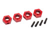 Traxxas 8269r Red Aluminum 12 mm