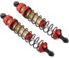 YEA-TRSL-017RD Yeah Racing Traxxas Slash/Stampede/Bandit Aluminum Big Bore Shocks (Red) (2) 