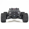 ARA4105SV4T2 1/10 VORTEKS 4X2 BOOST MEGA 550 Brushed Stadium Truck RTR with Battery & Charger, Gunmetal/Black