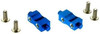 dyn8015B Blue Aluminum Servo Mounts: Mini-T